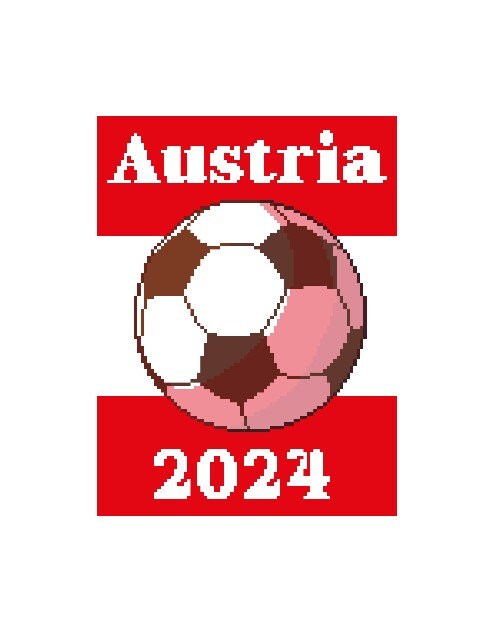 AUSTRIA 2024 - Grafik für c2c Häkeldecke