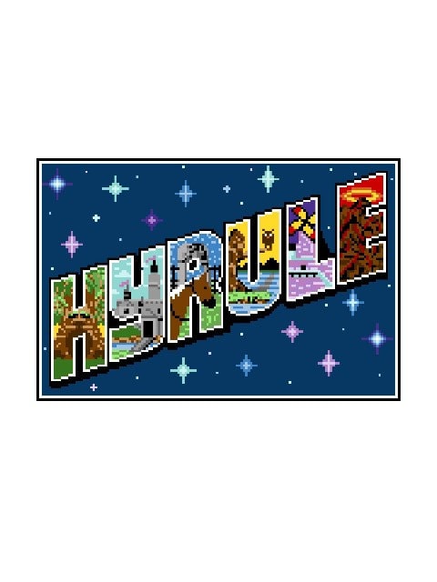 HYRULE - The Legend of Zelda inspirierte Decke, Häkelmuster, Grafik für C2C, Häkeldecke Ecke zu Ecke, mit geschriebener Anleitung