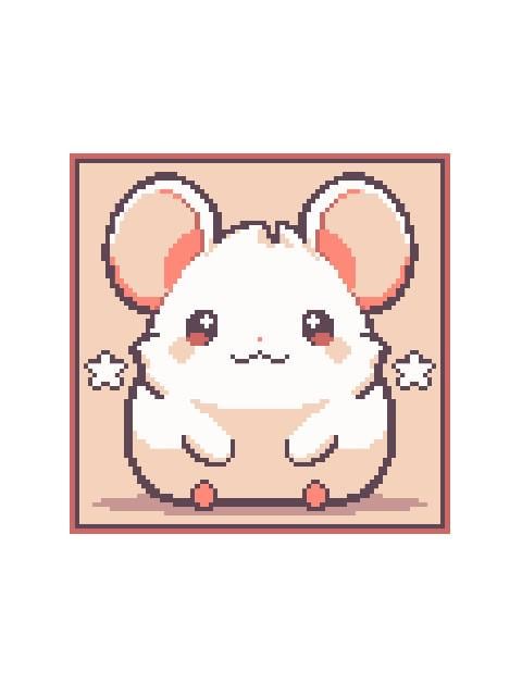 HAMSTER, Grafik für C2C Häkeldecke