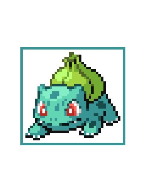 BISASAM - POKÉMON inspirierte C2C - Häkelmuster