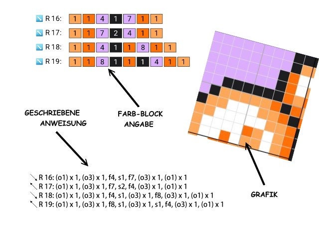 HalloWeen Cat - Crochet Pattern, Graphic for C2C, Crochet Blanket Corner to Corner, with Written & Color Block Instructions