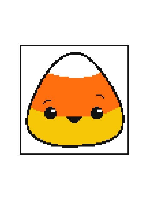 CANDY CORN - Häkelmuster, Grafik für C2C, Häkeldecke Ecke zu Ecke, mit geschriebener & Farb-Block Anleitung Zuckerhut, Halloween