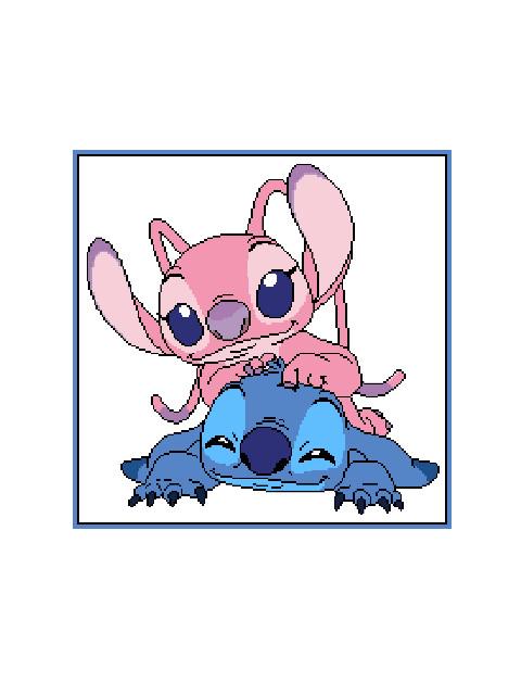STITCH and ANGEL, Häkelmuster für C2C & mini C2C
