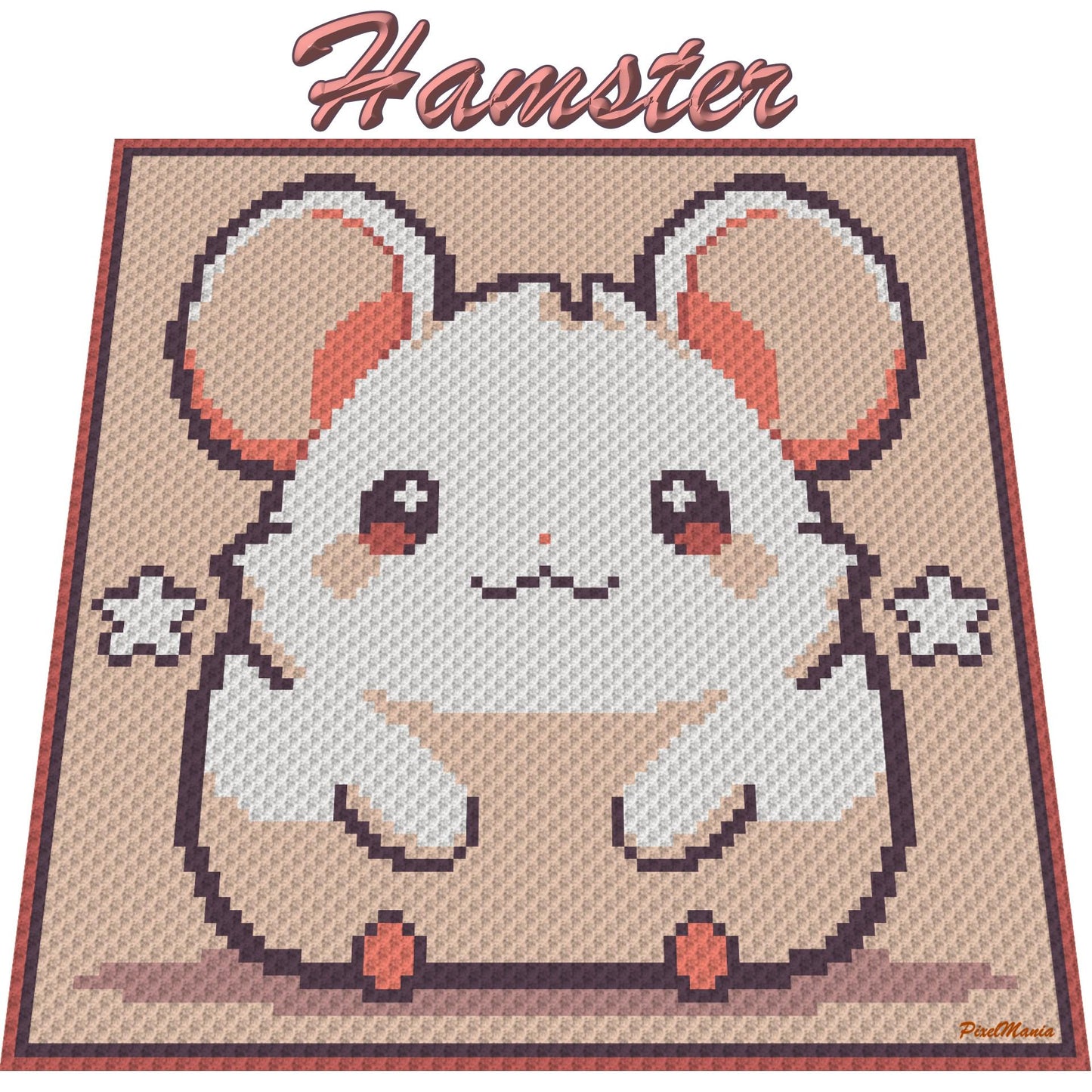 HAMSTER, Grafik für C2C Häkeldecke