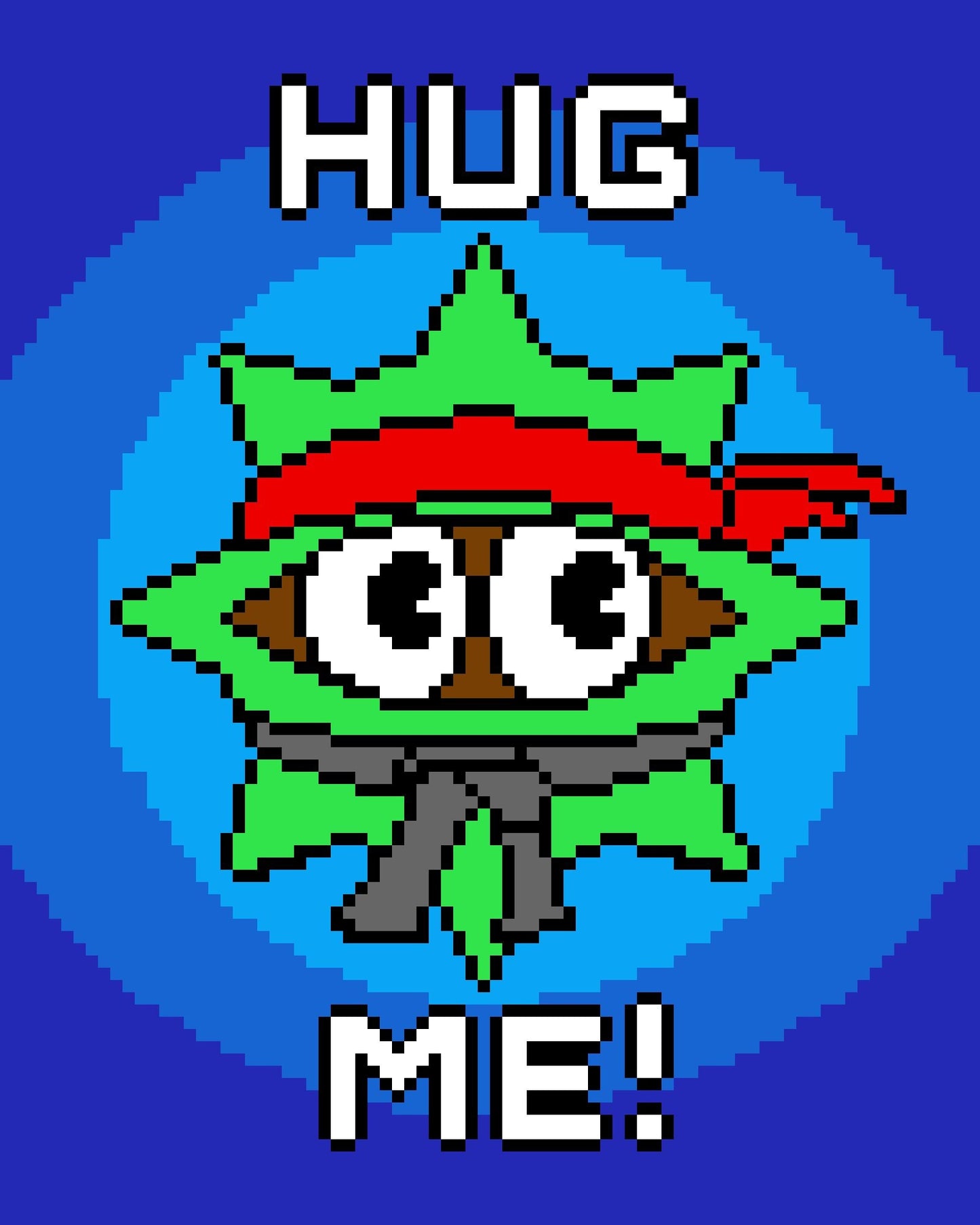 ChestNUT NINJA, Häkelmuster, Grafik für C2C, Häkeldecke Ecke zu Ecke, mit Anleitung