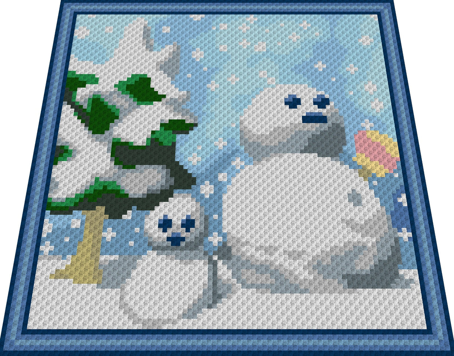 COOL COOL MOUNTAIN - inspiriertes C2C Häkelmuster