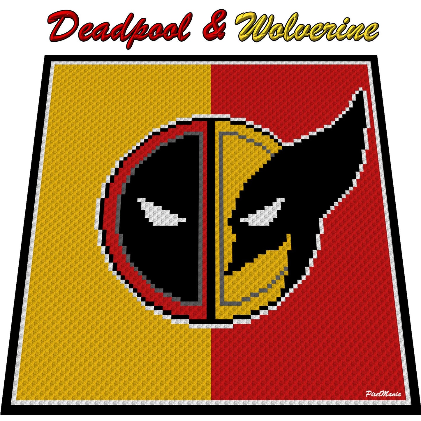 DEADPOOL & WOLVERINE - Häkelmuster für c2c