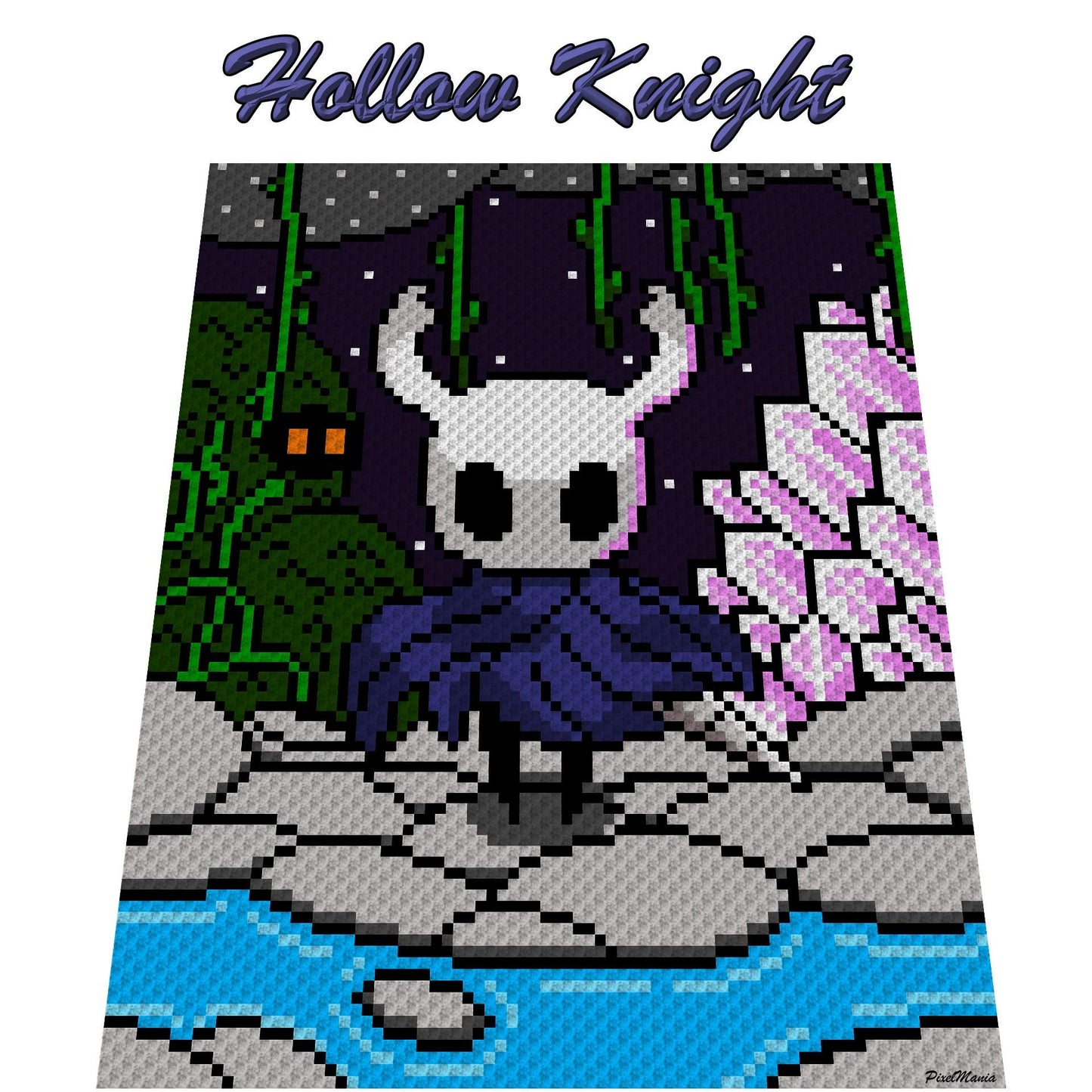HOLLOW KNIGHT - crochet pattern for c2c
