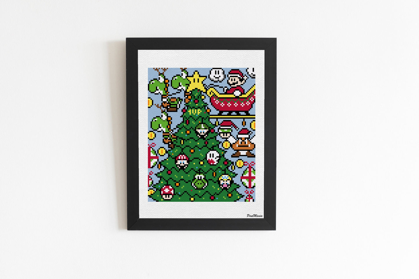 Christmas with MARIO - modernes KREUZSTICH MUSTER