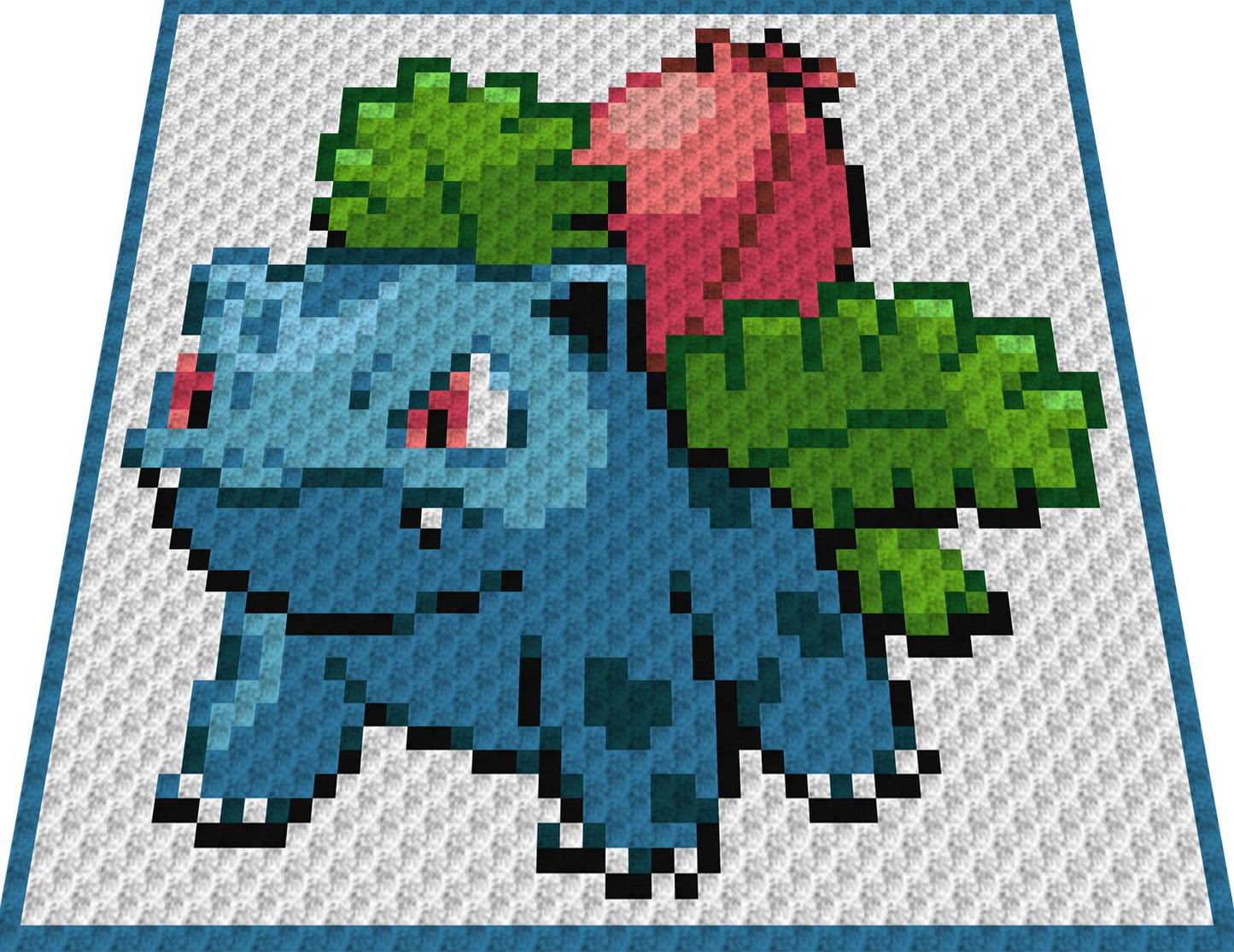 BISAKNOSP - POKÉMON inspirierte C2C - Häkelmuster