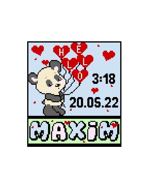 HELLO BABY - PANDA, Graphic for C2C Baby Blanket, Newborn Crochet Blanket Corner to Corner, with Written & Color Block Instructions