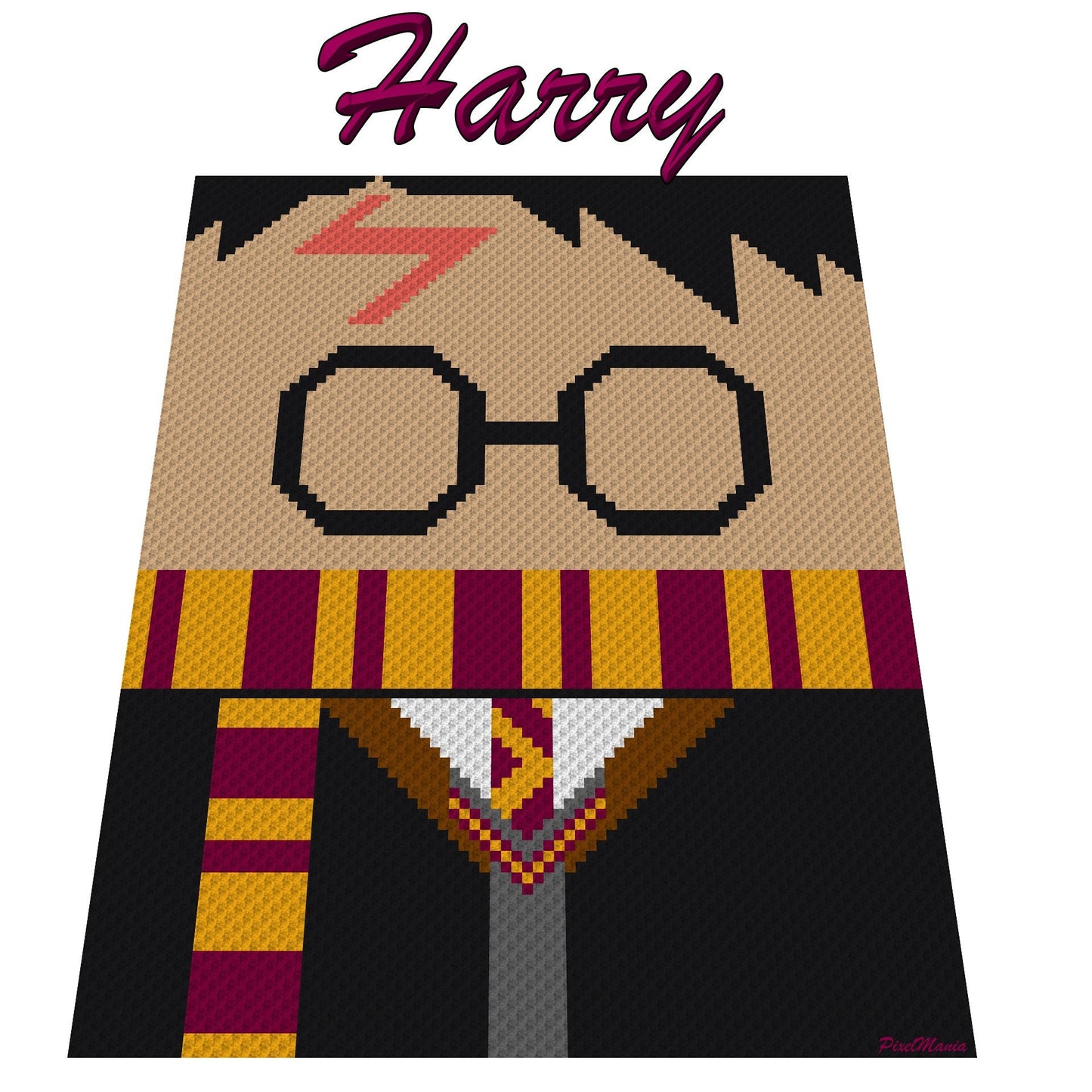 HARRY - Crochet pattern for C2C
