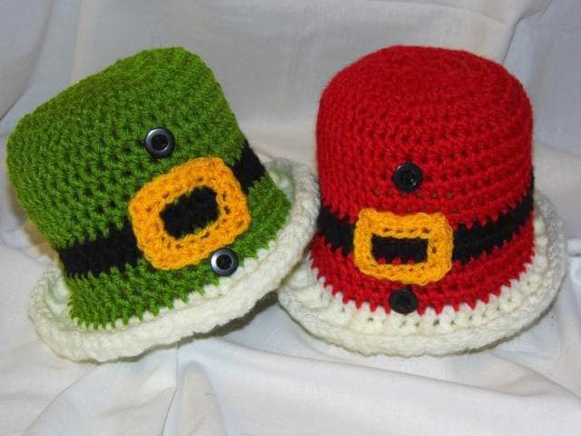 e-Book * CHRISTMAS HAT * ELF HAT Instant pdf download, crochet pattern, pdf file,
