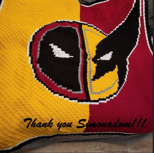 DEADPOOL & WOLVERINE - Häkelmuster für c2c