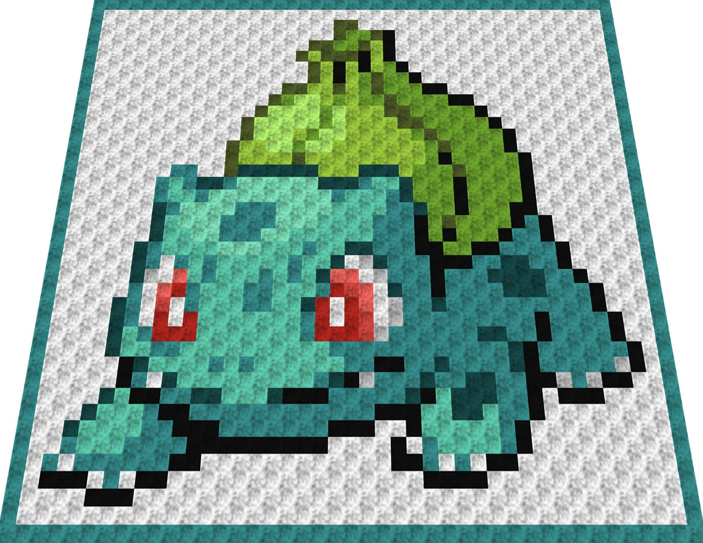 BISASAM - POKÉMON inspirierte C2C - Häkelmuster