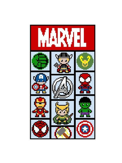 AVENGERS - c2c crochet pattern
