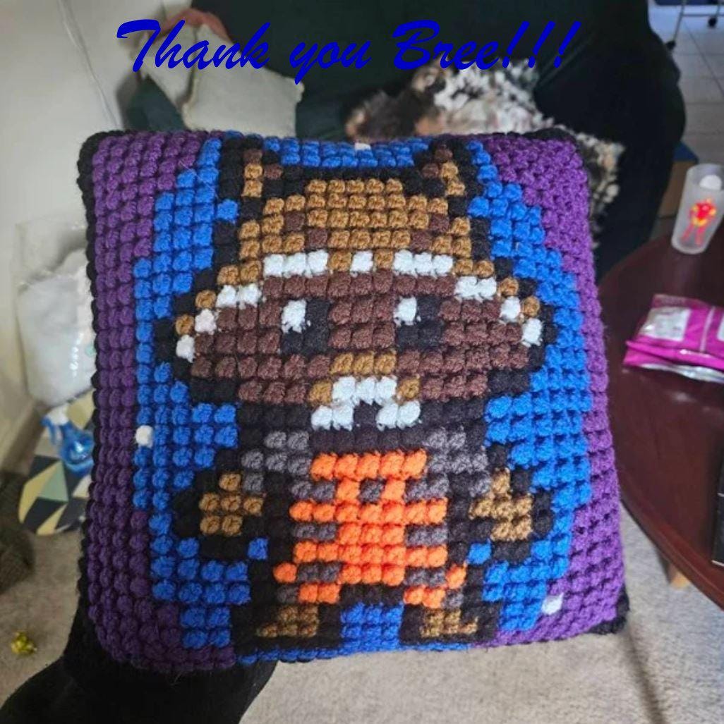 GUARDIANS of the GALAXY - c2c crochet pattern