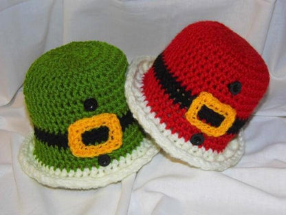 e-Book * CHRISTMAS HAT * ELF HAT Instant pdf download, crochet pattern, pdf file,