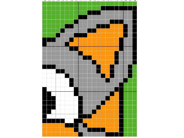 CrazY CaT, Häkelmuster, Grafik für C2C, Häkeldecke Ecke zu Ecke,  mit Anleitung - Zeile für Zeile & Farbblöcke