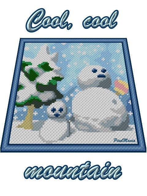 COOL COOL MOUNTAIN - inspiriertes C2C Häkelmuster