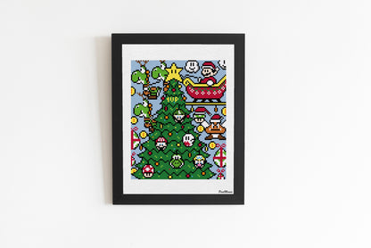 Christmas with MARIO - modernes KREUZSTICH MUSTER