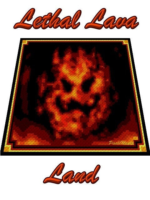 LETHAL LAVA LAND - inspiriertes C2C Häkelmuster