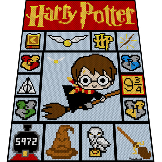 HALLOWEEN BUNDLE - Graphic for c2c crochet blanket
