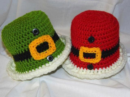 e-Book * CHRISTMAS HAT * ELF HAT Instant pdf download, crochet pattern, pdf file,