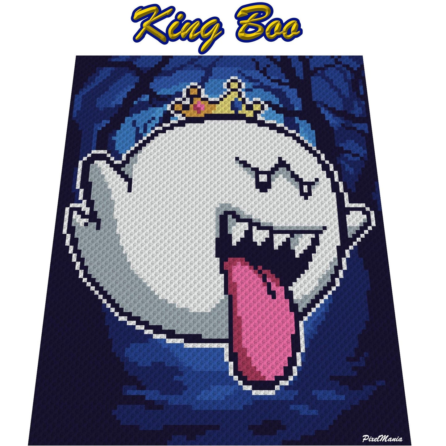 KING BOO - Häkelmuster für C2C