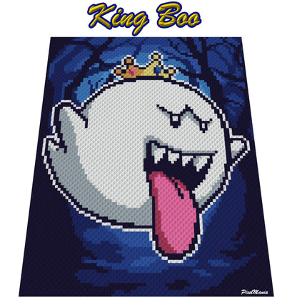 KING BOO - Häkelmuster für C2C